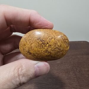 Calligraphy Stone Crystal Palmstone #B